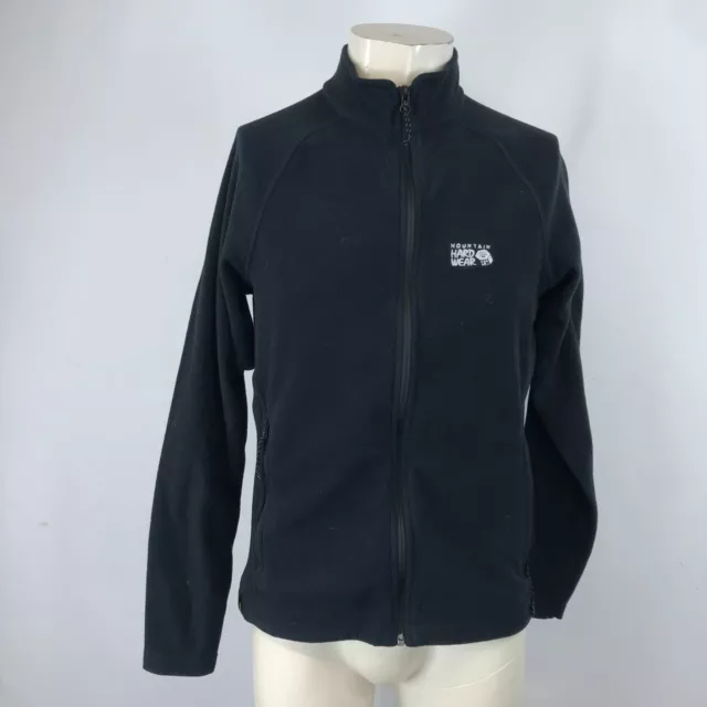 Mountain Hardwear - Men's Small -Black Full Zip Light Weight Soft Fleece Jacket
