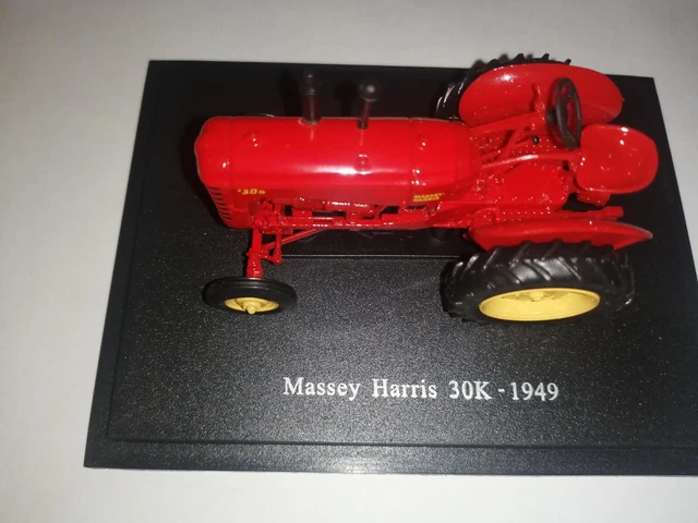 tracteur 1/43  edition hachette  massey harris 30 K - 1949
