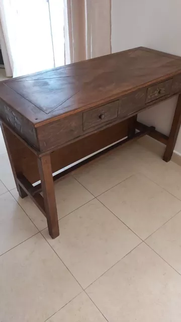 Console/scrittoio vintage in arte povera