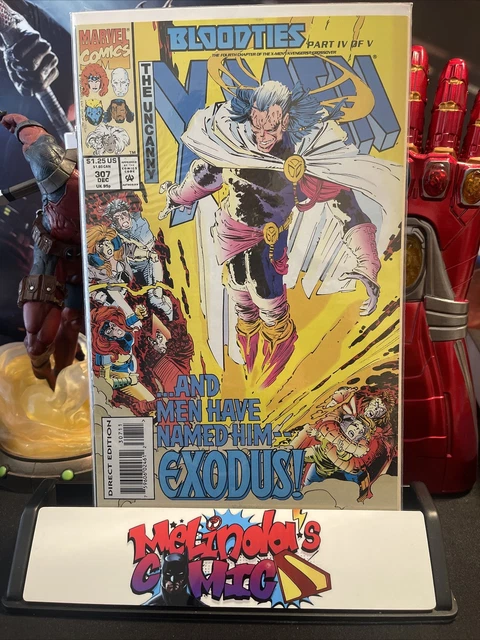 The Uncanny X-Men #307 Blood Ties Part IV of V Exodus! Marvel Comics Dec 1993 VF