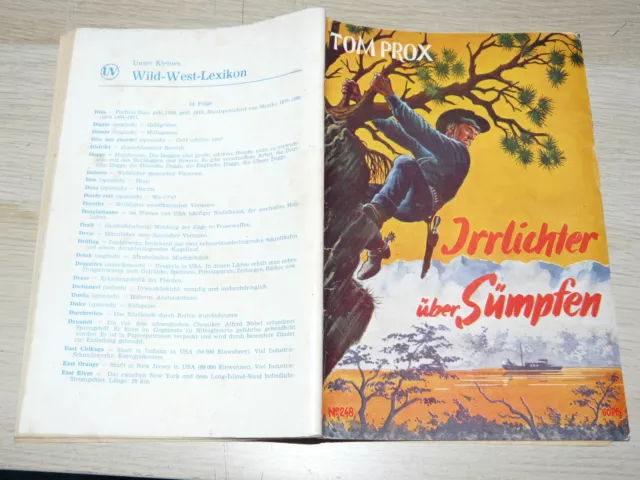 TOM PROX Nr. 248: Irrlichter über Sümpfen, Original UTA-Verlag