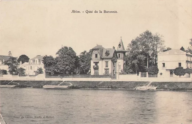 CPA 94 ABLON (S.-et-O.) - quai de la baronnie 39045