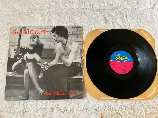 Sid Vicious Love Kills Nyc Original (Koma 788020) Vinyl Lp Sex Pistols