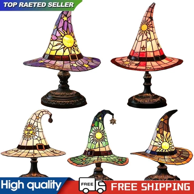 WITCH HAT LAMP LED Bedside Lamp for Living Room Home Bedroom Decoration