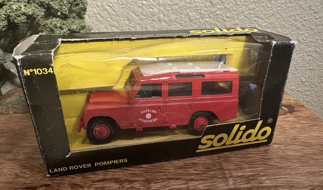 H103 Solido pompiers #4811 1 43 Land Rover Baché a /b H103 Solido pompiers #4811 1 43 Land Rover Baché a /b