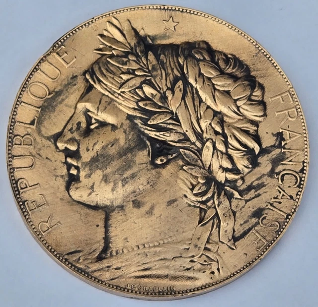 ANCIENNES Médaille jeton EXPOSITION INTERNATIONALE REIMS 1903
