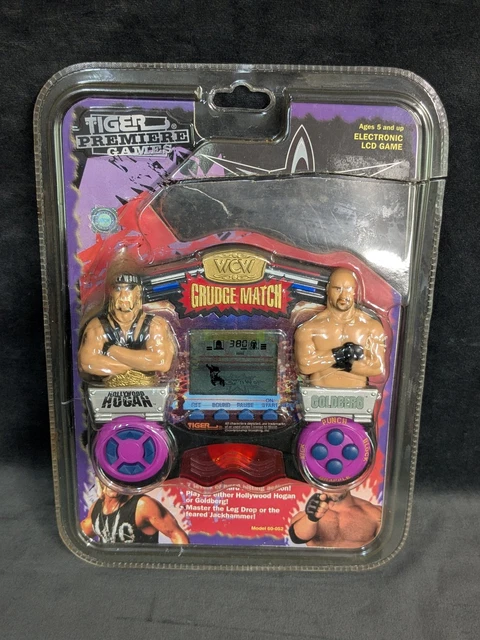 TIGER ELECTRONICS WCW Grudge Match Vintage LCD Game *Boxed