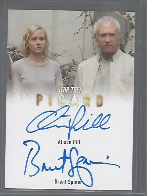 Star Trek Picard Season 2&3 Alison Pill & Brent Spiner (Dual) Autograph
