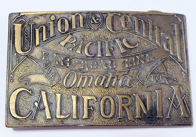 Boucle de ceinture Union Central Pacific Railroad Line Omaha California