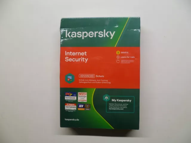 Kaspersky Internet Security (standard) - 3 dispositivi/1 anno NUOVO ancora saldato