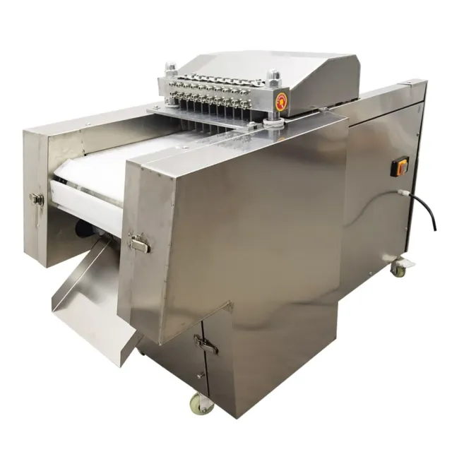 220V Fully Automatic Poultry Dicing Machine Meat Cutting Machine