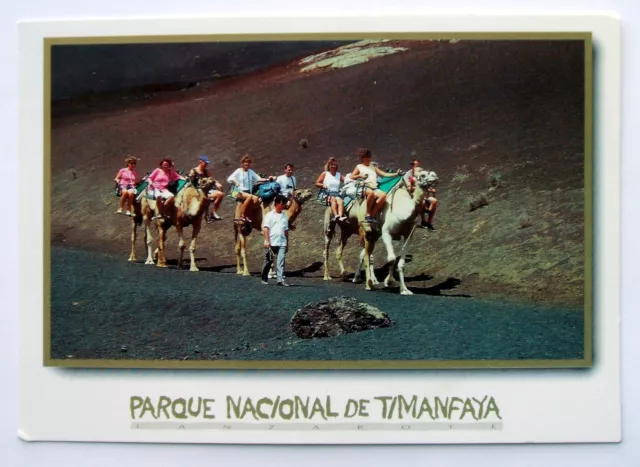 Postcard - PARQUE NACIONAL DE TIMANFAYA - LANZAROTE - SPAIN - (SP12-26)