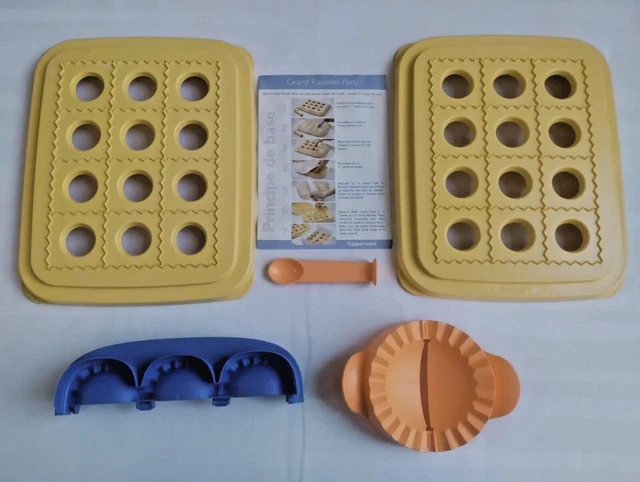 TUPPERWARE PLAQUE Raviolis Coeur Ravioles RECETTES TBE CUISINE