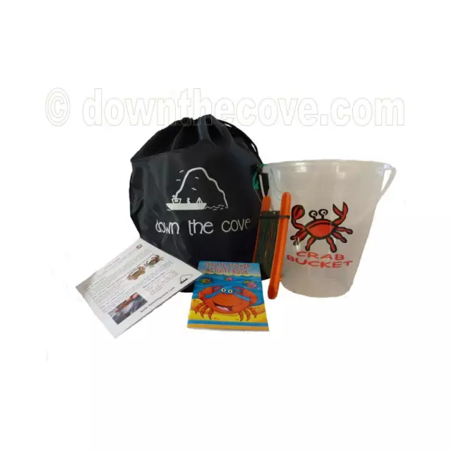 Crabbing Kit with Net Bag Hand Line - Crab Bucket & Handline & more! - FAST POST