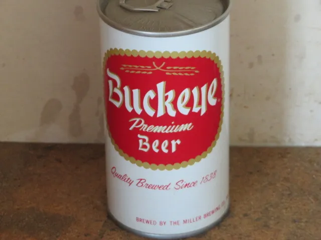 Buckeye. Premium Beer. Real Beauty Bo. Ss Tab