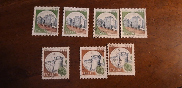 Timbres Italie stamps Italy 1980/1984/1985/1986/1988/1990/1991/1993/1999/2000 20
