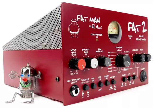 TL Audio Fat Man FAT2 Tube Compressor Mic Preamp +Top Zustand OVP+ 1,5J Garantie