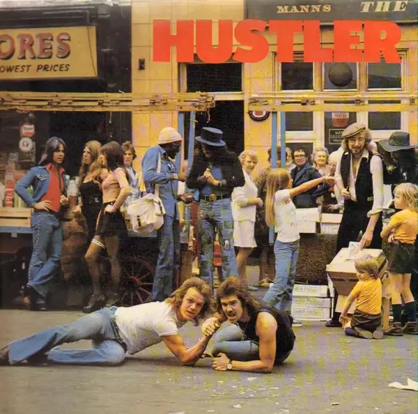 Hustler High Street EMBOSSED LOGO NEAR MINT Firefly Vinyl LP