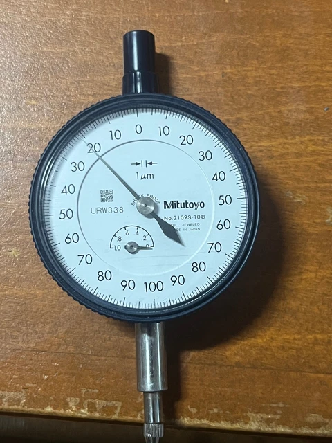 MITUTOYO METRIC DIAL Indicator No. 2109S-10 $45.00 - PicClick