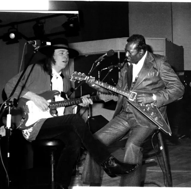 Stevie Ray Vaughan And Albert King 8X10 Glossy Photo Picture