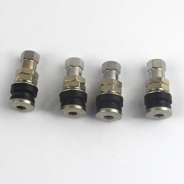 4pcs TR161 Straight Tubeless Tyre Valve Stems for ATV, Scooter and Motorcy-CR Sg