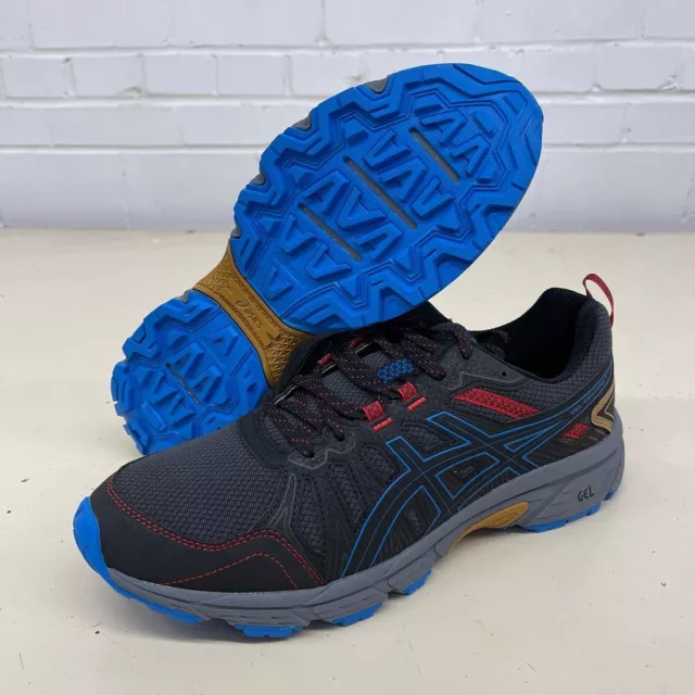 ASICS GEL-VENTURE 7 Trail Running Shoes Men's Size US 10.5 Grey/Blue ...