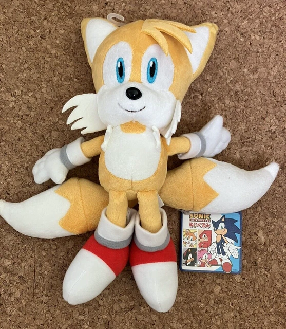 SEGA SONIC THE Hedgehog Plush Toy Tails M 21cm Rare Sanei Japan 2012