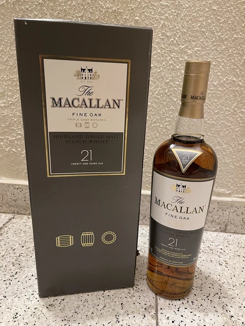 Macallan Triple Oak 21 Jahre - Scotch Whisky Fine Oak - 43% vol NEU