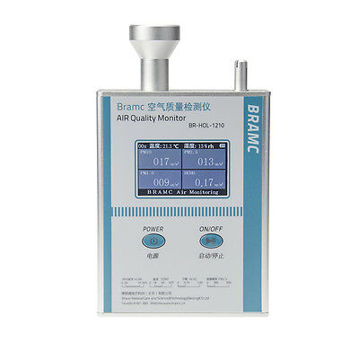 Bramc 6-in - 1 monitor di qualità dell'aria, PM1.0/PM2.5/PM10/HCHO/umidità/Temp. rilevamento 2