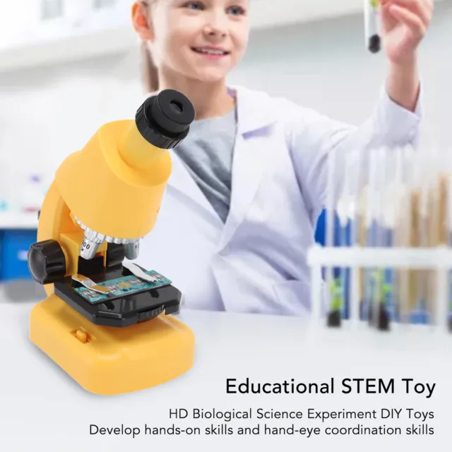 Enfants Microscope de poche HD 180x Educational Puzzle Science Toy
