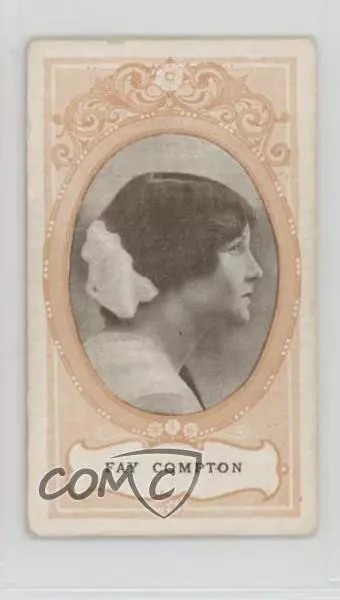 1916 Wills Actresses Series of 30 Scissors Red Border Back Fay Compton #26 0kb5