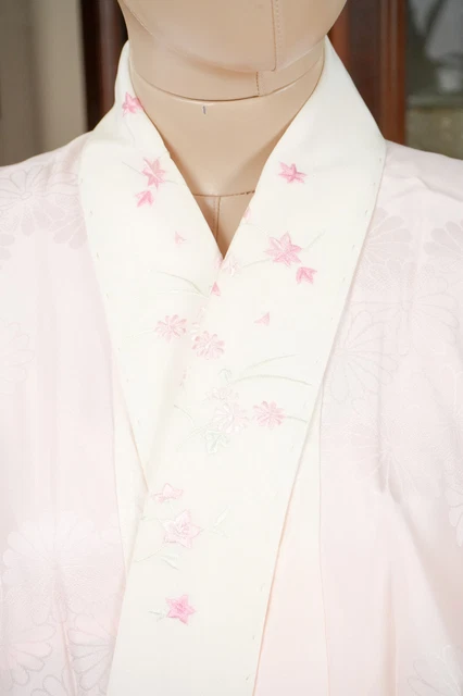 Dear Vanilla Japanese Juban Undergown Women's Kimono Genuine Vintage Mint 3