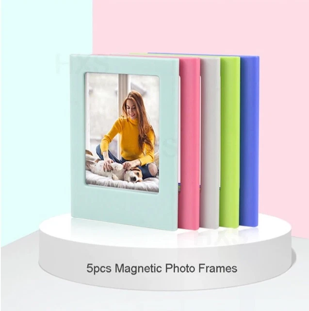Fujifilm Instax Mini Film Photo Frame Colorful Double Sided Magnetic Lot of Five