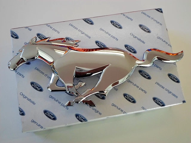 Ford Mustang Pony Grill Emblem - Chrome (Mustang S650 All) PR3Z-8A224-A