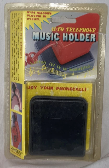 Music Holder Telephone Receiver 24 Melodies While Phone On-Hold NOS Vintage C