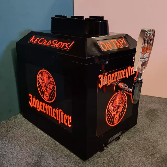 Jagermeister Tap Machine 3 Bottle Shot Chiller- Jemus Model-Lights Up!!!!