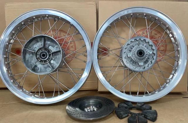 Ducati Bevel 750SS /900SS Borrani Wheel Set WM3 2.15 X 18 4777 "Made In Italy" Ducati Bevel 750SS /900SS Borrani Wheel Set WM3 2.15 X 18 4777 "Made In Italy"