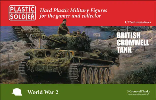 The Plastic Soldier Company WW2V20027 1:72 British Cromwell Tank