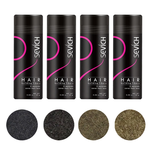 HAIR THICKENER FIBRES, Instantly Fuller Hair Building Fibres ,Hair