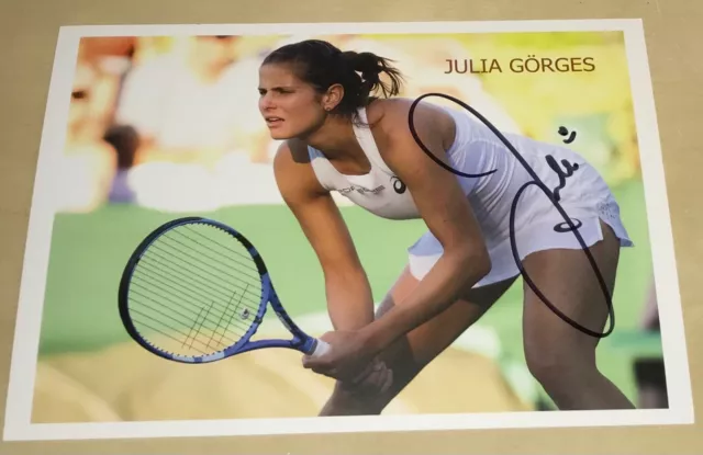 Julia Görges Original signierte Autogrammkarte Autogramm Karte Tennis AK #7