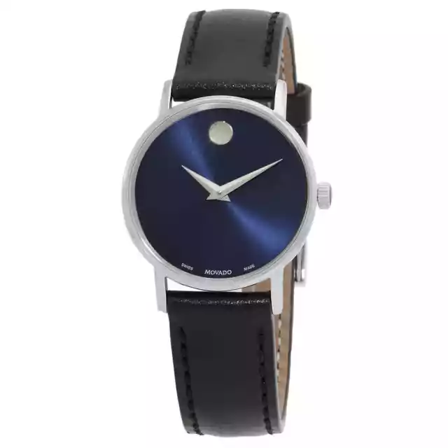 Orologio Donna Movado Classico Museo Quadrante Blu Quarzo 0607318