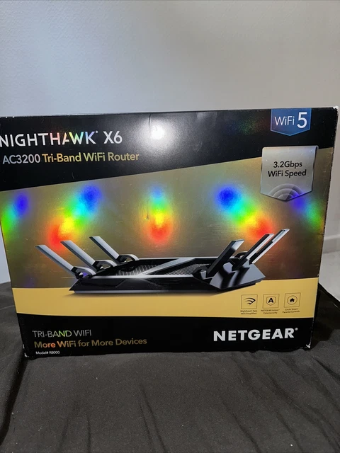 NETGEAR Nighthawk AC3200 1300 Mbps Wireless AC Router (X6R8000)