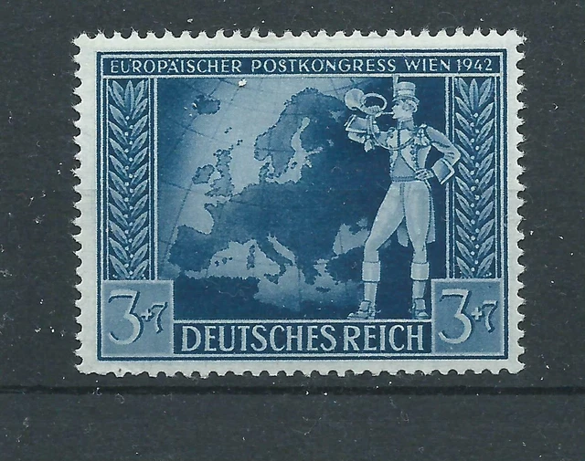 Briefmarken Deutsches Reich 820-822 Komplett Postfrisch MNH – 1942 Postkongress, Pferde/Zebras-Motiv – Sammlerqualität Von Prophila