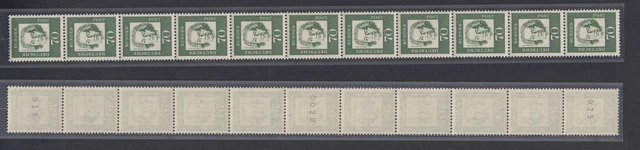 Bund 358y a 11er Str. Bedeutende Deutsche 70 Pf mit g u g Nr. ungefaltet **