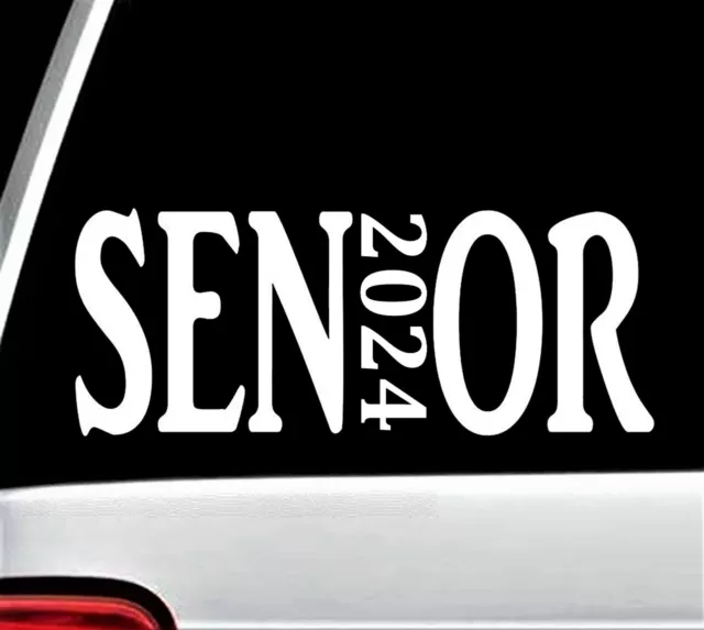 SENIOR CLASS OF 2025 Decal Sticker for Car Window Graduation Gift