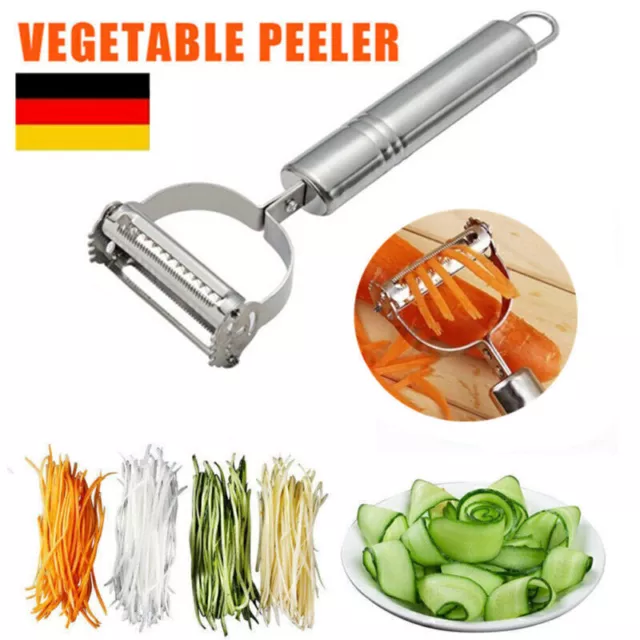 3-in-1 vegetable peeler Julienne cutter Potato peeler Stainless steel Vegetable