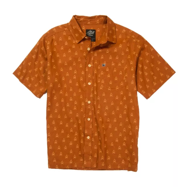 Swell Vision - Hemp/Organic Cotton Button Down Shirt - Campfire (XL)