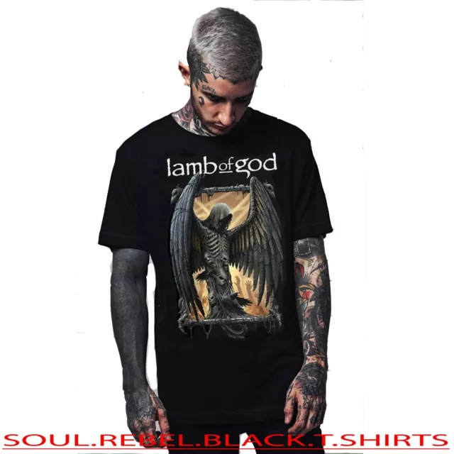 LAMB OF GOD Hard Rock Black T Shirts $12.99 - PicClick