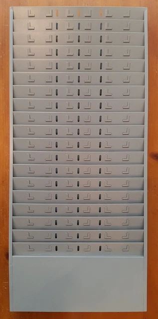 New MMF Industries STEELMASTER Steel Time Card Sheet Rack 27018JTRGY Free Ship