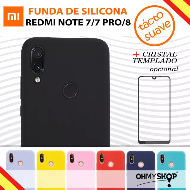 Funda Xiaomi Redmi Note 7 - Note 7 Pro - Note 8 Carcasa Silicona Flexible Ligera